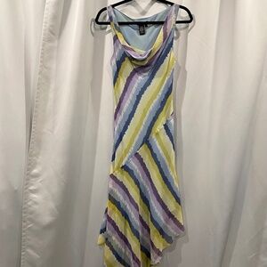 BCBGMaxazria Multi-color Asymmetrical Dress